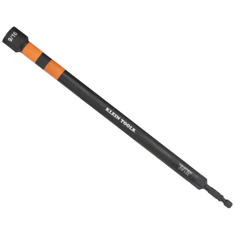 Klein 10916PNDC Magnetic Power Nut Setter – 9/16″ Color-Coded, 10″ Hollow-Core Impact Rated
