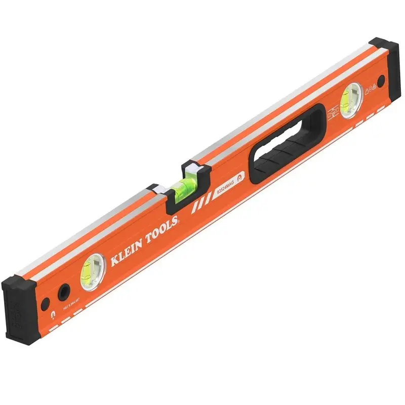 Klein 24-Inch Magnetic Box Beam Level – Triple-Vial Accuracy with Integrated Magnet