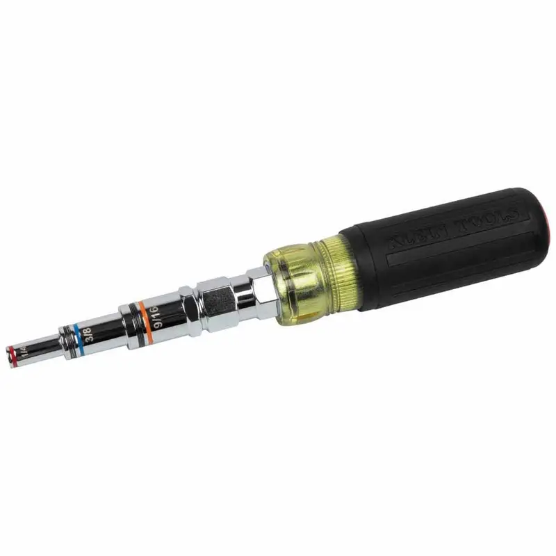 Klein 32809MAG Magnetic 9-in-1 Pass-Through Multi-Nut Driver – SAE