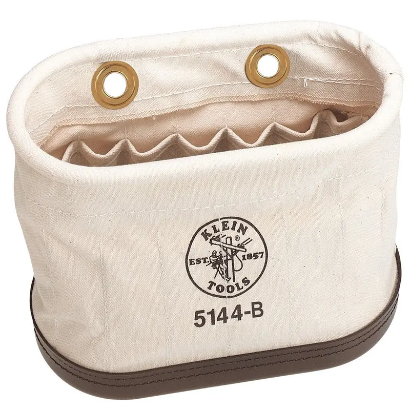 Klein 5144B Aerial Basket Oval Bucket – 15 Interior Pockets