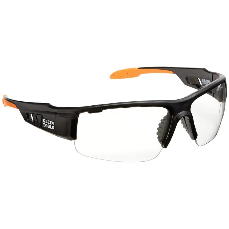 Klein 60161 Lightweight Clear-Lens Safety Glasses – Professional Fit