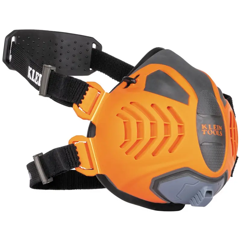 Klein 60552 P100 Half-Mask Respirator – Dual-Filter Protection for Hazardous Particulates (Medium/Large)