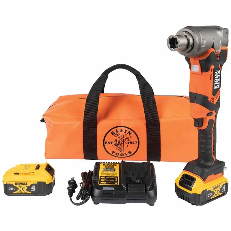 Klein BAT20LW1 90-Degree Cordless Impact Wrench Kit