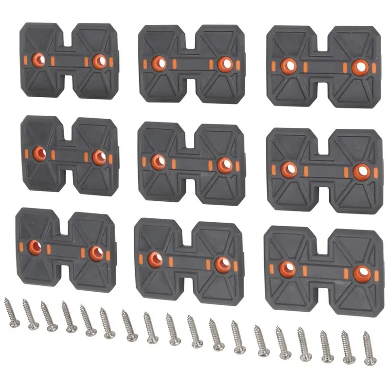 Klein BCRP05 Heavy-Duty Tool Module Flap Kit for Rail Systems – 9-Pack