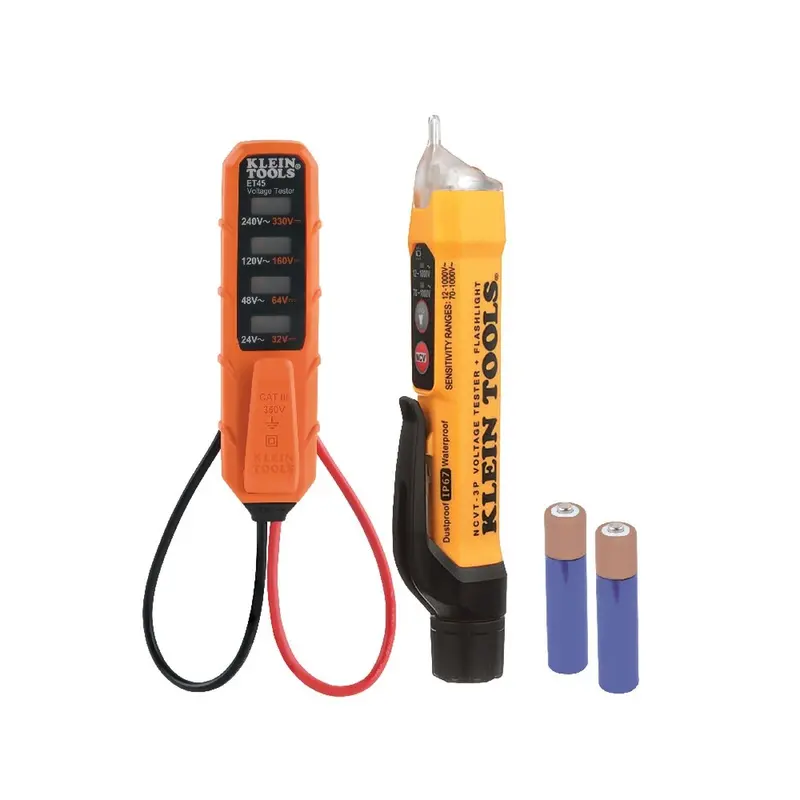 Klein Dual-Range NCVT and AC/DC Voltage Tester Combo Kit (NCVT3PKIT)