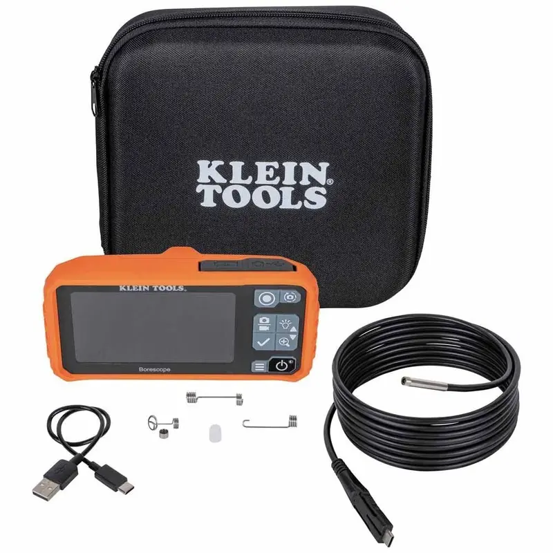 Klein ET17 Digital Utility Borescope – Flexible Inspection Camera
