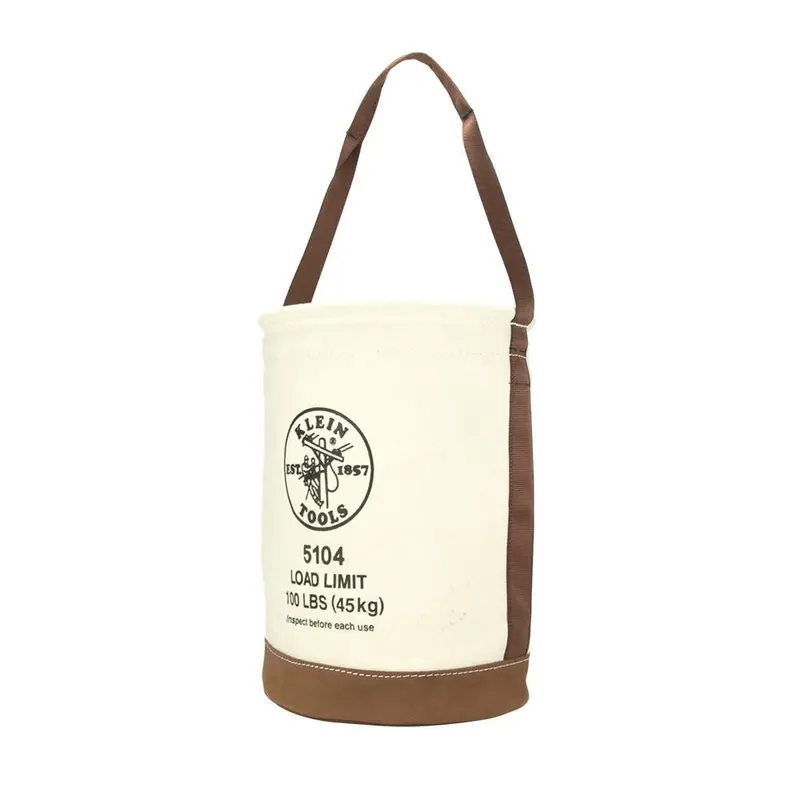 Klein Leather-Bottom Utility Bucket – Durable Worksite Carry Container