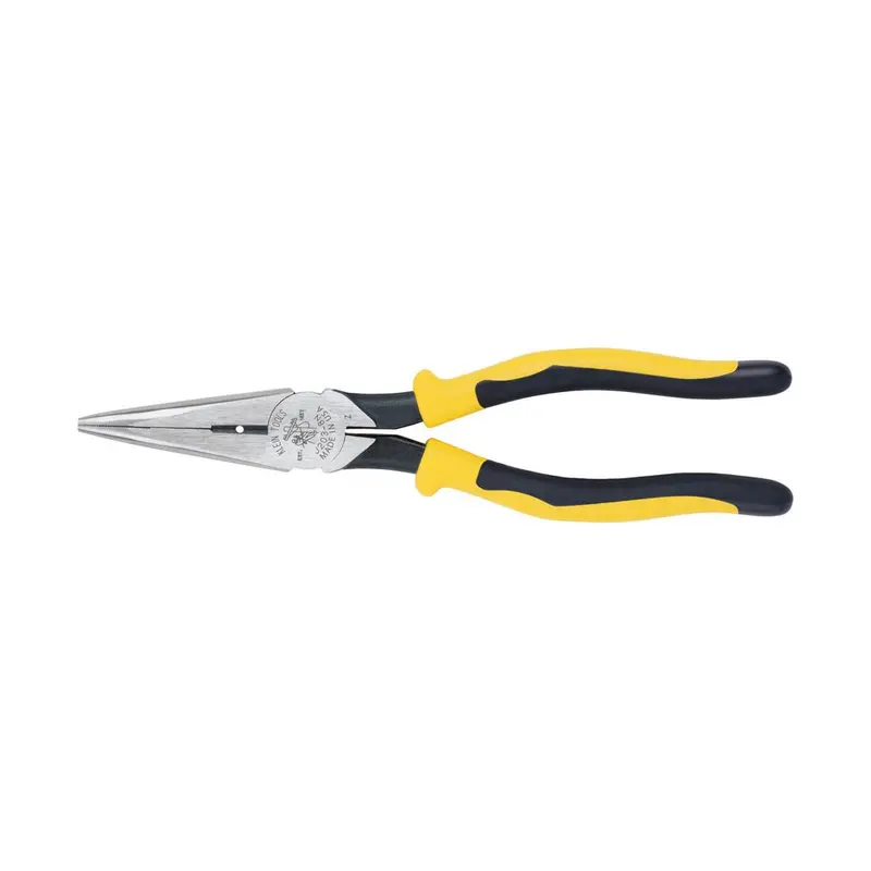 Klein Long-Nose Side-Cutting Pliers – 8-Inch Stripping and Precision Cutting