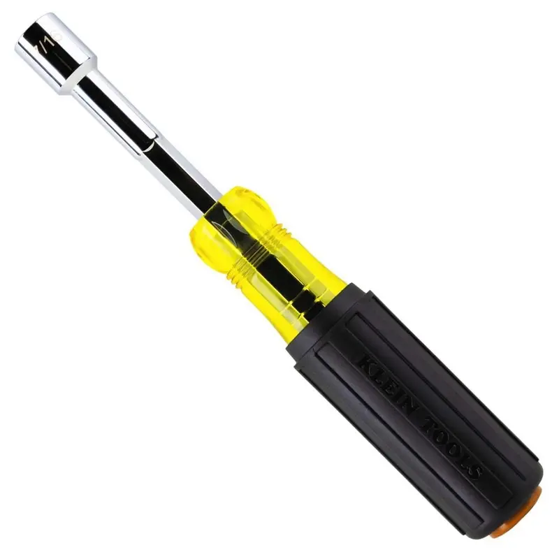 Klein Magnetic 7/16-Inch Hollow-Shaft Nut Driver – Color-Coded for Efficiency