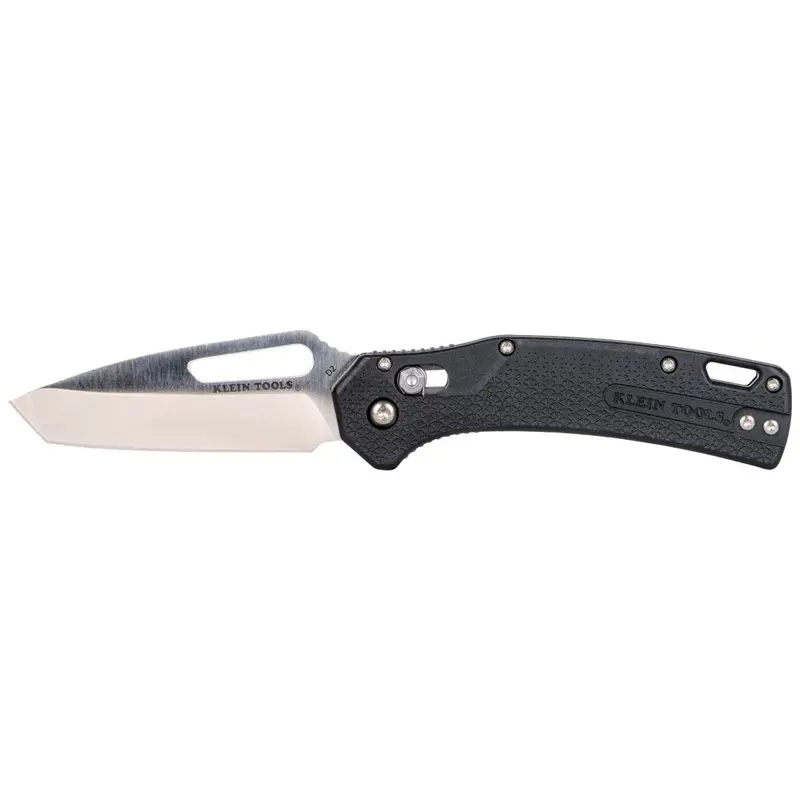 Klein OGK001BKT Resurgence Folding Knife with Tanto Blade and Matte Black Handle