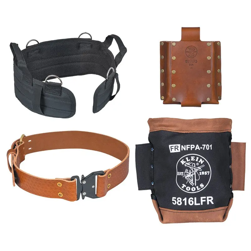 Klein Rodbuster Tool Belt Kit – Extra-Large Capacity Professional Belt Set