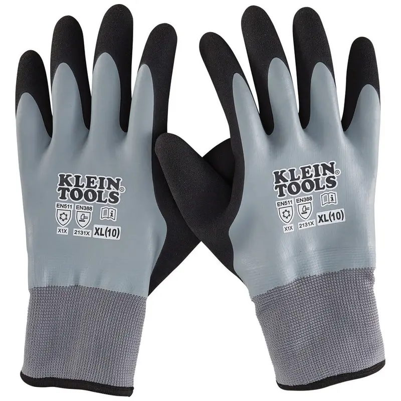 Klein Thermal-Dipped Work Gloves – Extra-Large, 1 Pair