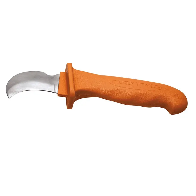 Klein Tools 1571INS Insulated Lineman’s Skinning Knife for Electrical Safety