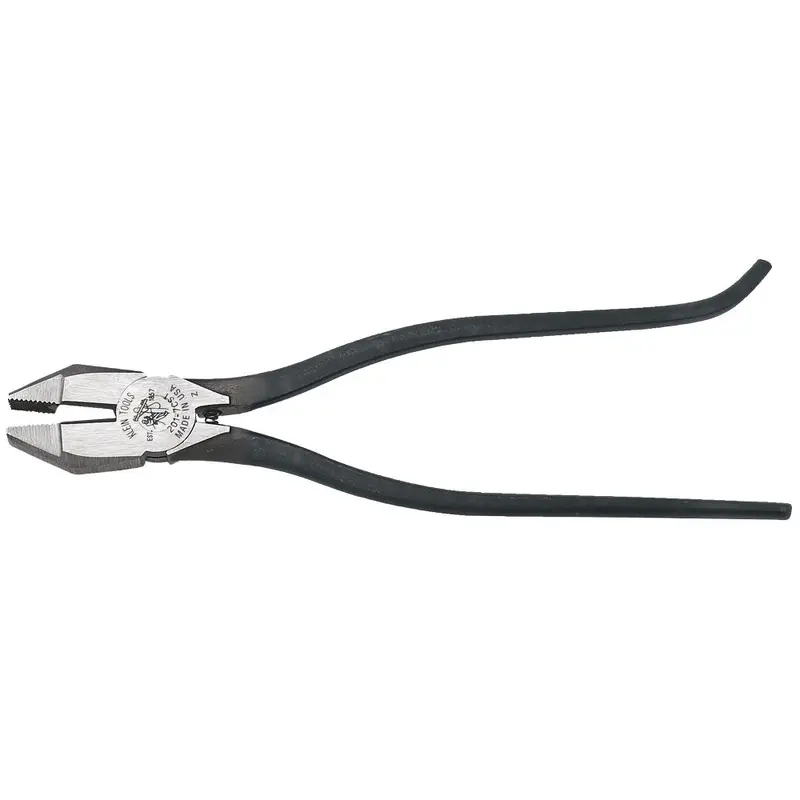 Klein Tools 201-7CST 7-Inch Rebar Bending Pliers with Plain Grip
