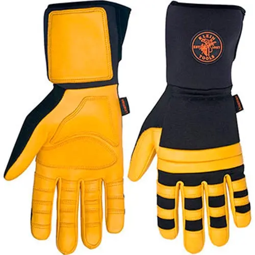Klein Tools 40084 Extra-Large Lineman Work Gloves with Reinforced Palms
