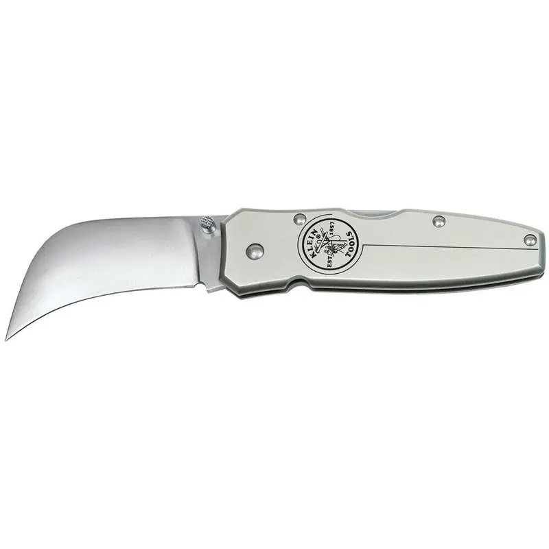Klein Tools 44006 2.625-Inch Lockback Utility Knife with Lightweight Aluminum Handle