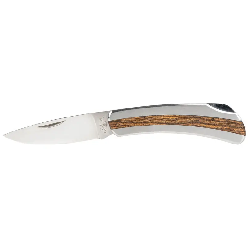 Klein Tools 44034 Stainless Steel 3″ Pocket Knife with Full-Tang Blade