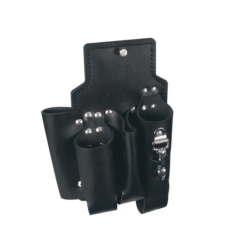 Klein Tools 5118P4 Compact Lineman’s Tool Pouch – 4-Pocket, 8″ x 11″