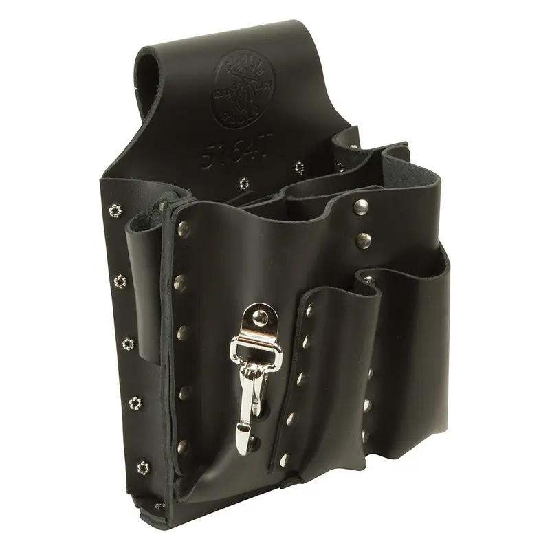 Klein Tools 5164T 8-Compartment Tunnel-Loop Tool Pouch