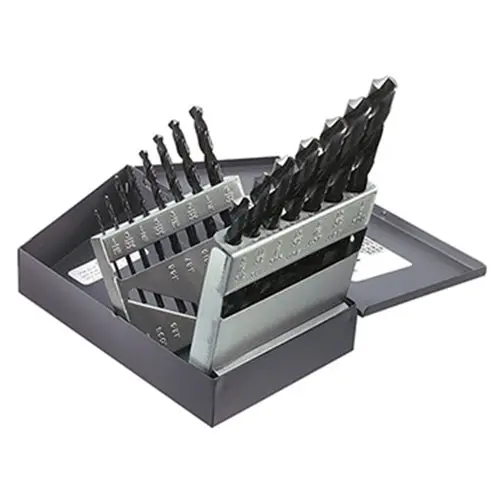 Klein Tools 53001 15-Piece Regular-Point Drill Bit Set