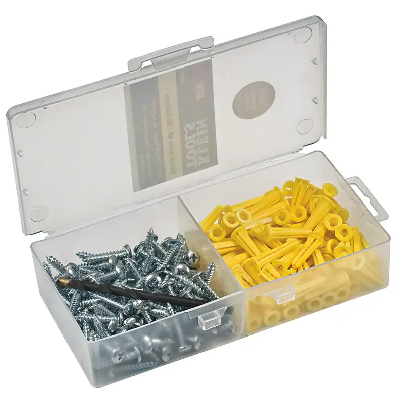 Klein Tools 53729 Conical Anchor Kit — 100-Piece Installation Solution