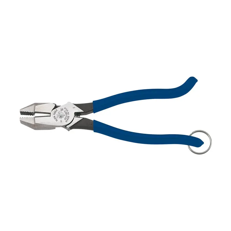 Klein Tools D213-9STT Heavy-Duty Ironworker Pliers with Safety Tether Ring