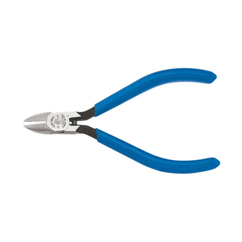 Klein Tools D257-4C Spring-Loaded Tapered-Nose Electronics Pliers with Narrow Jaw