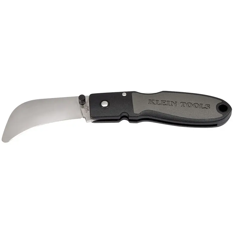 Klein Tools Hawkbill Lockback Knife with Rounded Tip – 44005R