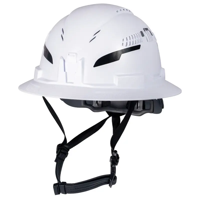 Klein Tools Type 2 Vented Full-Brim Hard Hat – Class C, Adjustable Ventilation, White
