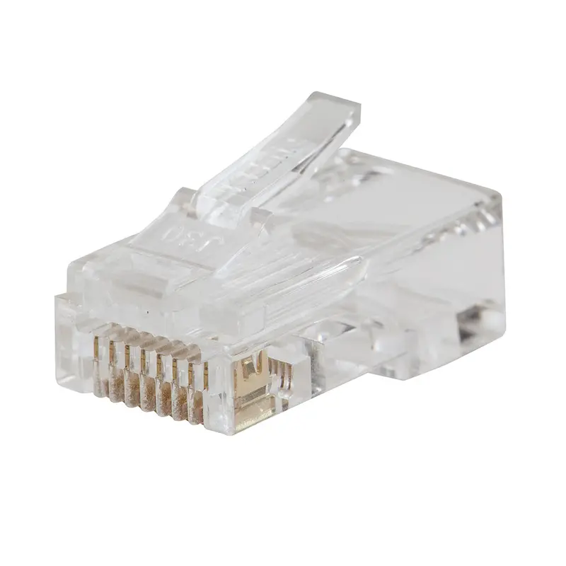 Klein VDV826-729 Pass-Through CAT6 Modular Plugs – 10-Pack for High-Speed Data Termination