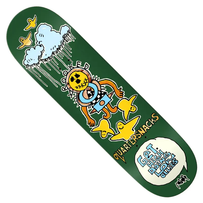 Krooked x Quartersnacks High-Performance Skate Deck