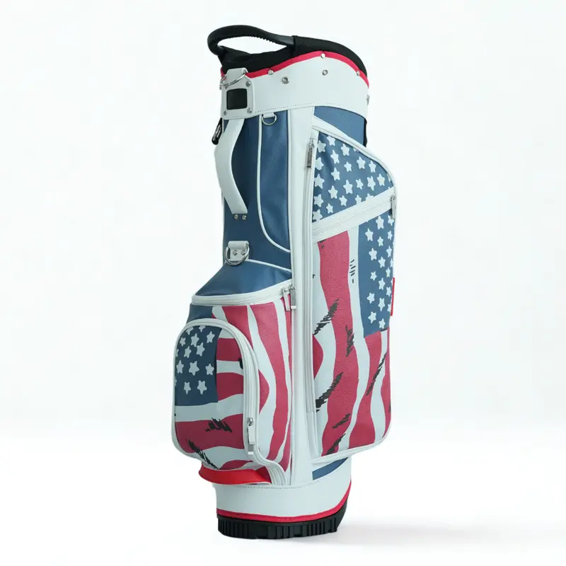 Liberty-Themed Golf Bag – Bold American Flag Aesthetic