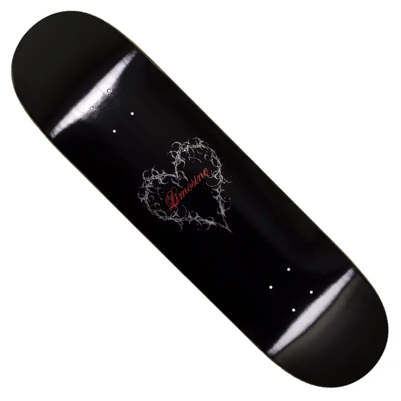 Limosine Heart Skateboard Deck with Artistic Design