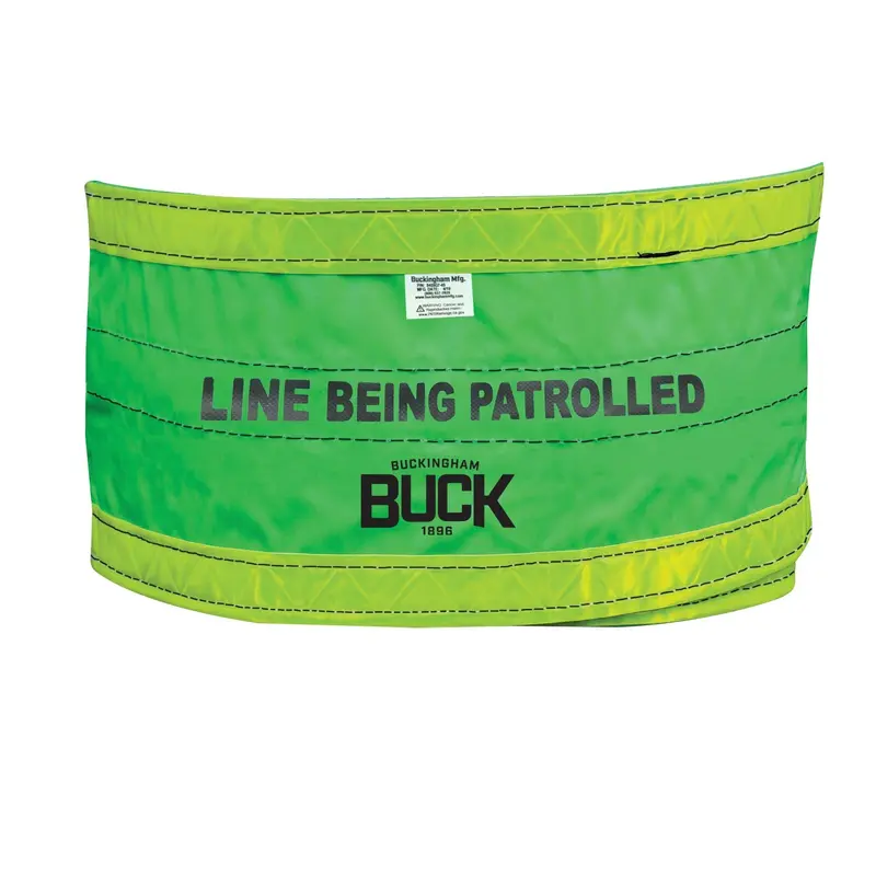 “Line Being Patrolled” Safety Marker Flag – High-Visibility Warning Sign – 8455G7-45