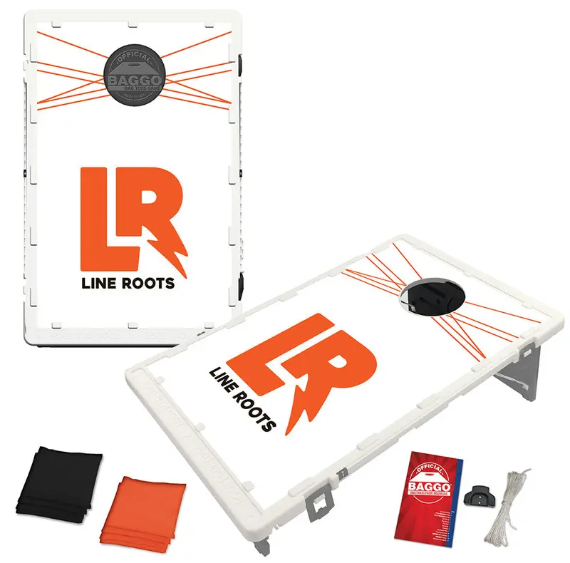 Line Roots Cables Edition Portable Cornhole Set – 2’x3′ Baggo Game