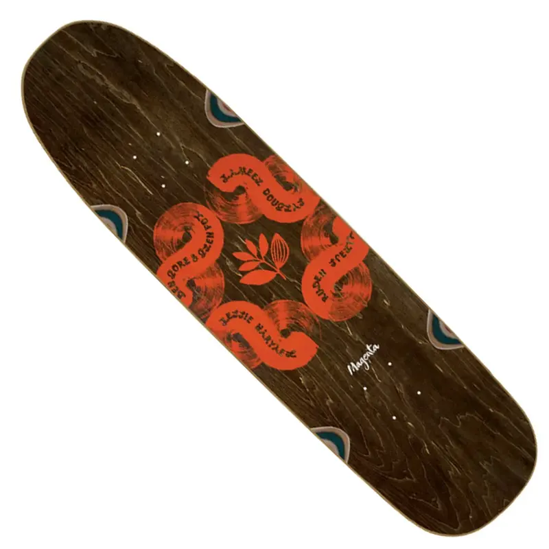 Loophole Collaboration Shaped Skate Deck – Magenta