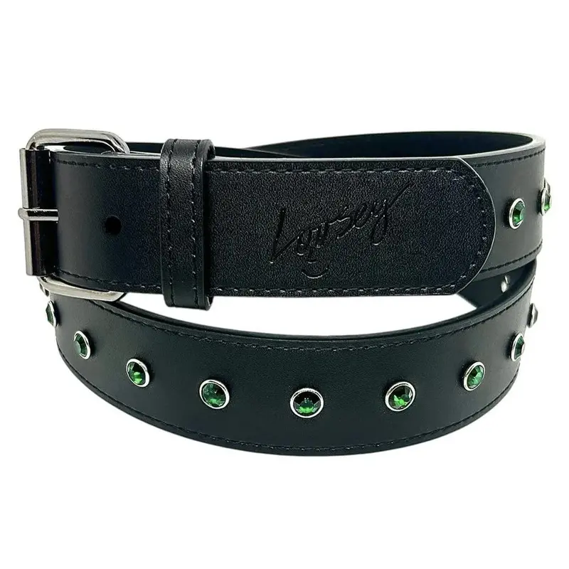 Loosey Rhinestone-Embellished Belt