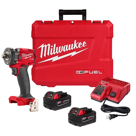 M18 FUEL 1/2-Inch Compact Impact Wrench with Pin Detent – Tool-Only Kit