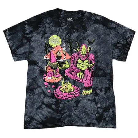 Metal Skateboards Gnome Meets Bigfoot Tie-Dye Tee
