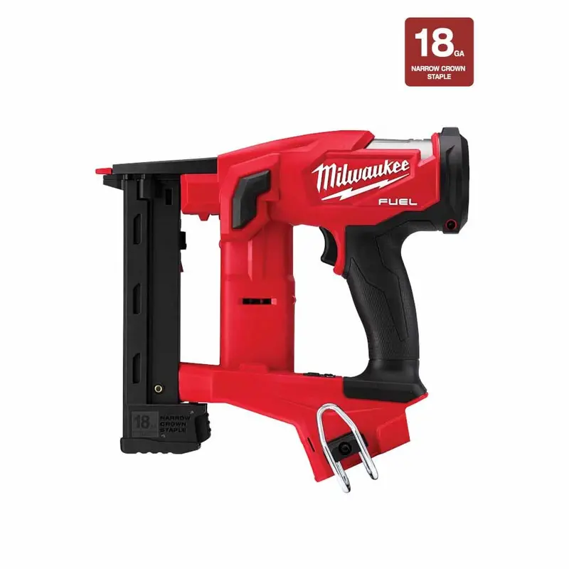 Milwaukee M18 FUEL 18-Gauge Narrow Crown Stapler (1/4-Inch) – Bare Tool Only