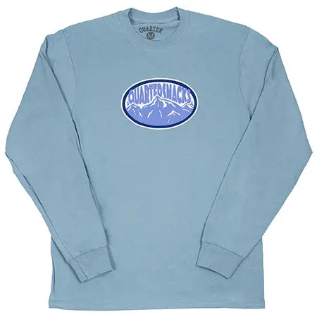 Mountain-Themed Long Sleeve T-Shirt – Quartersnacks Outdoor Inspired