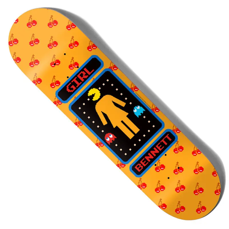 Niels Bennett Pac-Man Design Skateboard Deck – Women’s Model