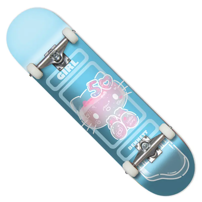 Niels Bennett x Hello Kitty 50mm Complete Skateboard – Girl Model