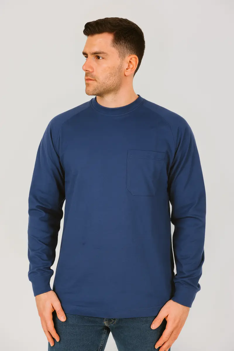 Nike FR Long-Sleeve T-Shirt – Indigo Denim Colorway