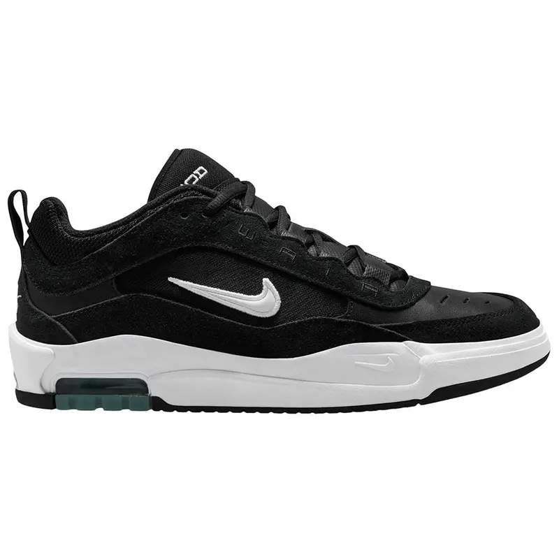 Nike SB Ishod Air Max Black & White Skate Sneakers