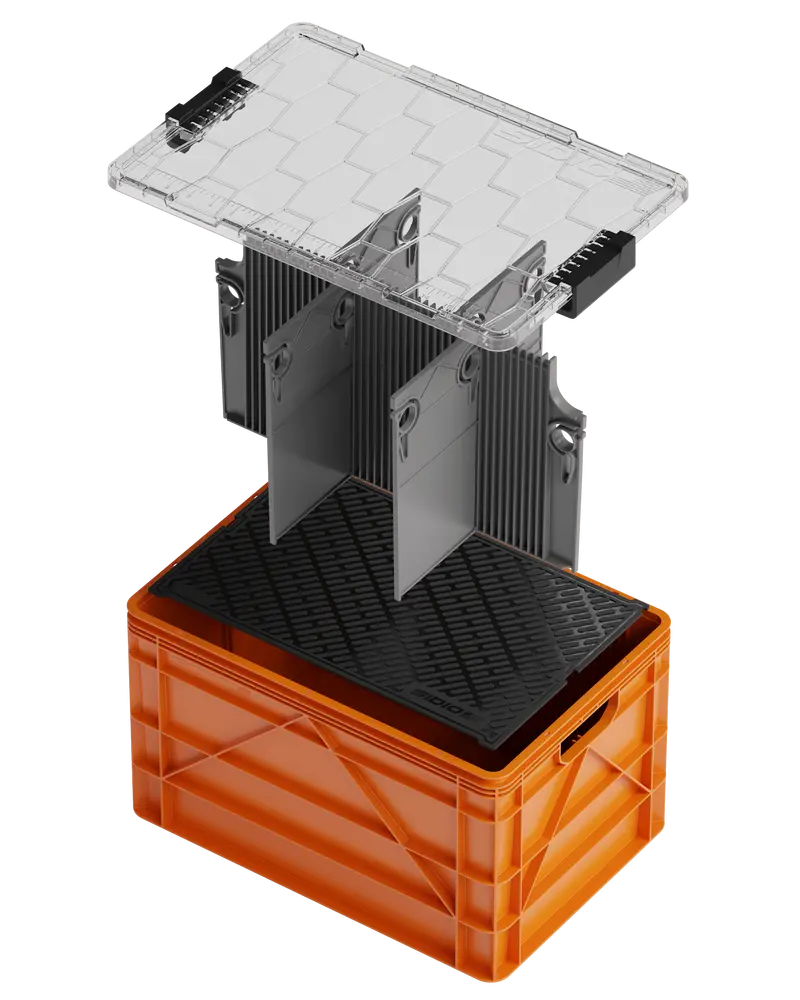 Non-Slip Heavy-Duty Rubber Crate Mat
