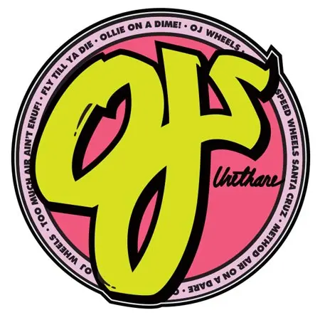 OJ 3 Clear Mylar Decal