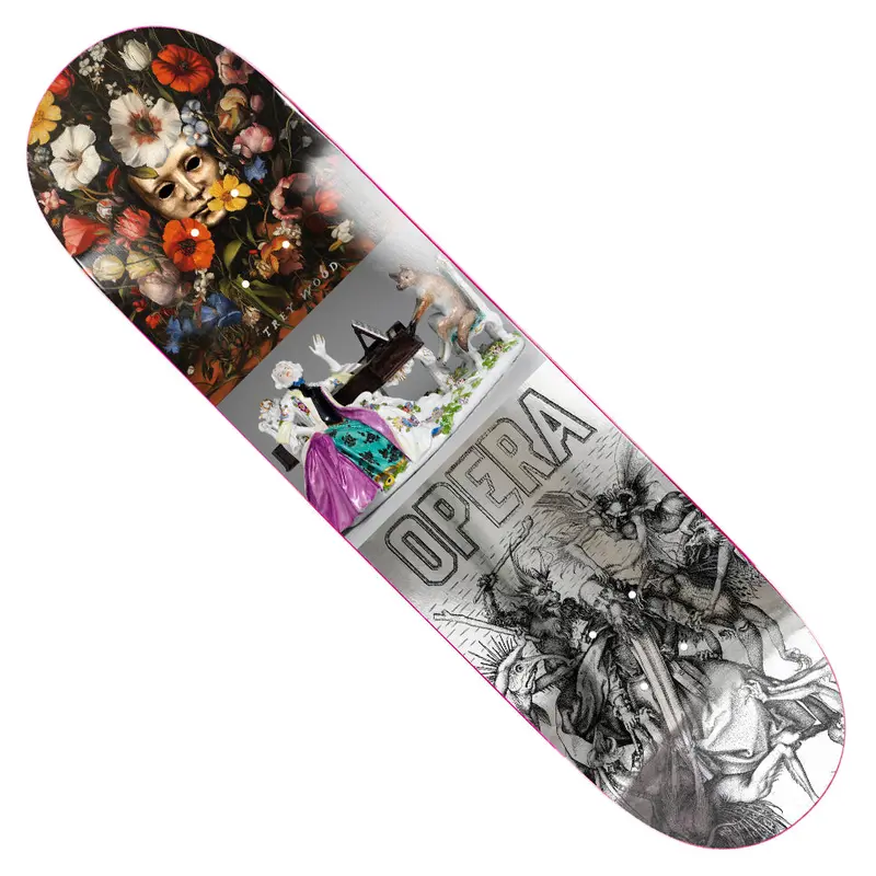 Opera Trey Wood Still Life EX7 Shaped Skate Deck