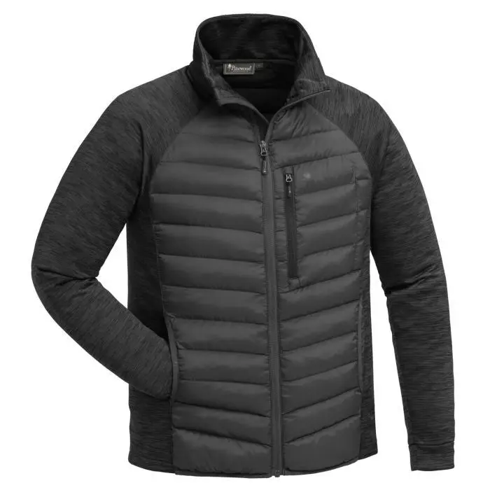 Pinewood Abisko Hybrid Fleece Jacket for Men – Smoke Black