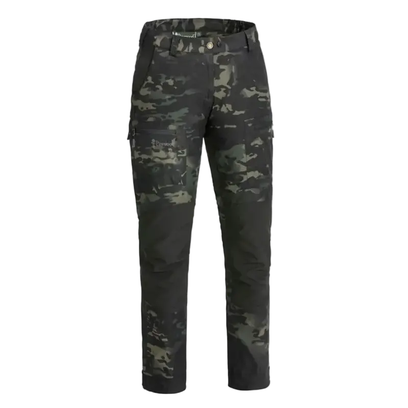 Pinewood Caribou Camo Women’s Trousers – Black & Jungle Green
